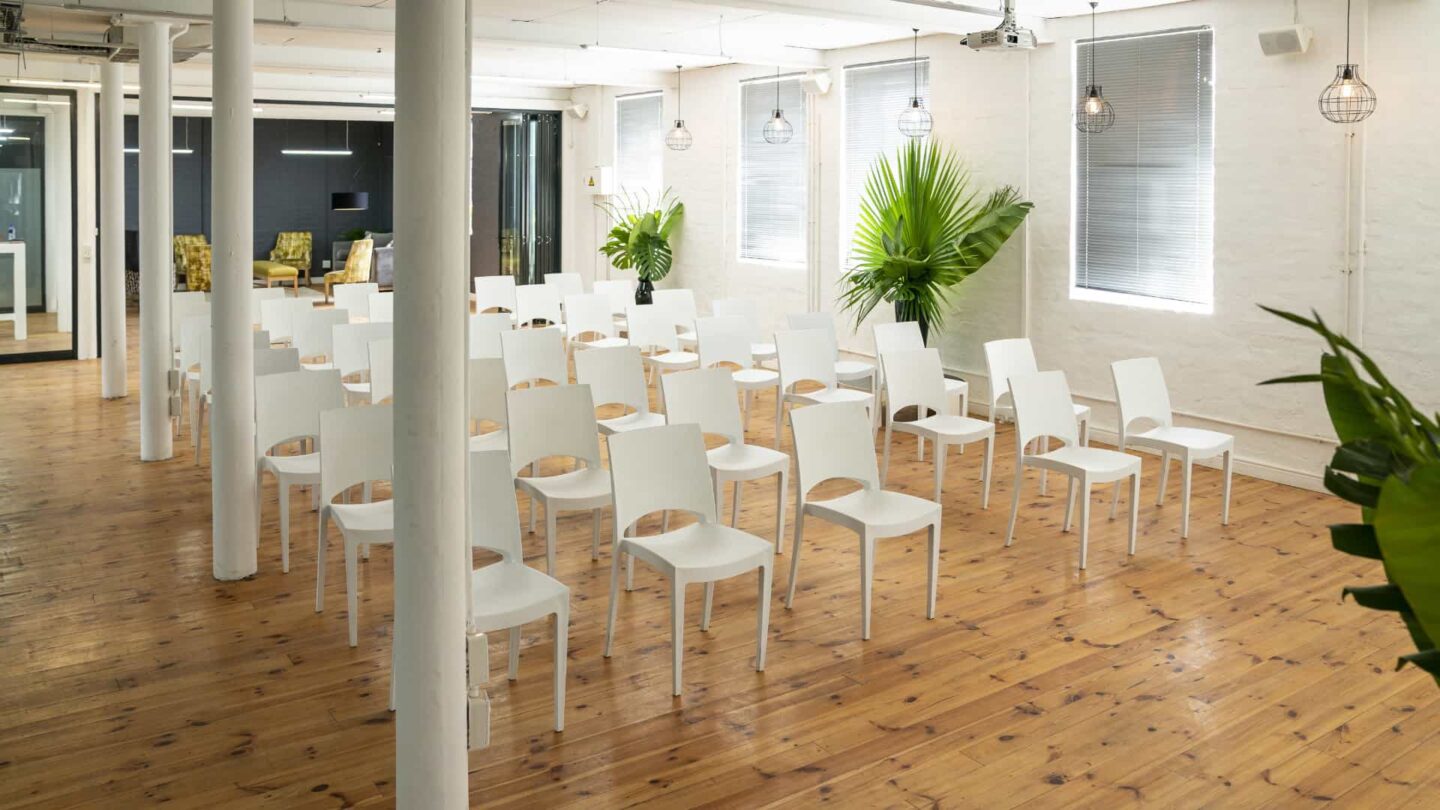 Conference seating at The Old Biscuitmill