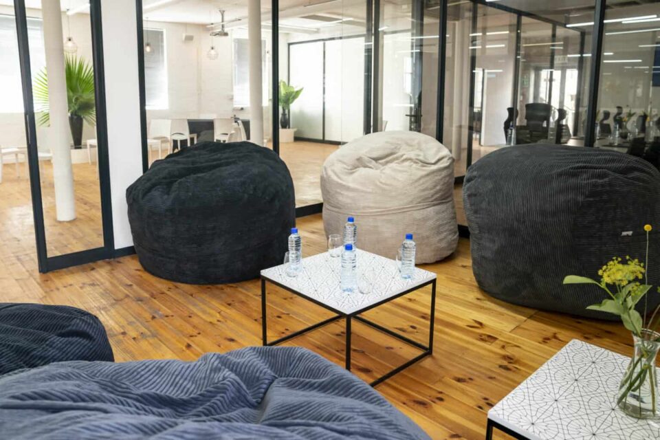 The Happy Space room at The Old Biscuitmill The Happy Space room at The Old Biscuitmill